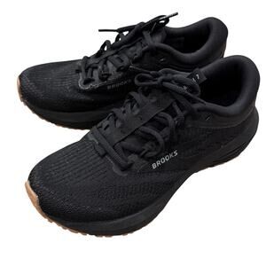 Brooks Womens Revel 7 Black Running Shoes Sneakers Size 6.5 Medium Sneakers